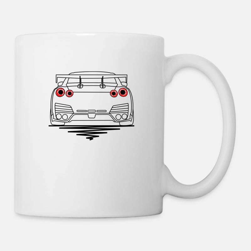 GTR R35 (Auto) - Tasse - Weiß