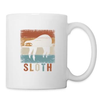 Faultier - Tasse - Weiß - Rechts