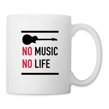 Pas de musique pas de vie - Mug blanc - blanc - Droite