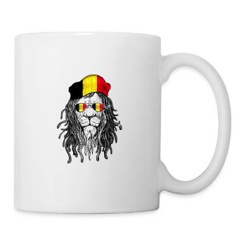 Motocycliste Belge Motard Belgique - Mug blanc - blanc - Droite
