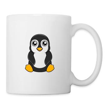 manchot - Mug blanc - blanc - Droite