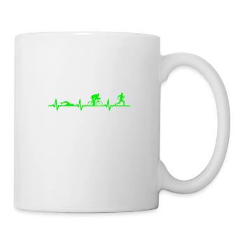 Triathlon - Tasse - Weiß - Rechts