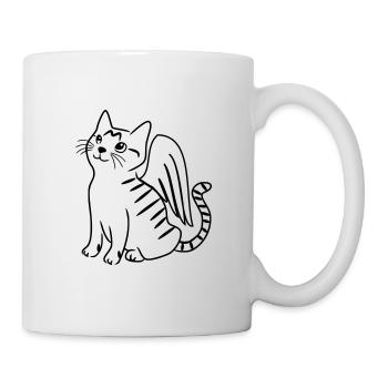 Cat Guardian Angel Mau - Mug - white - Right