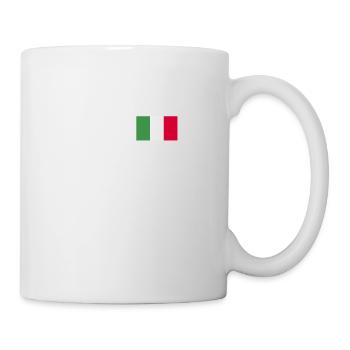 Italie Drapeau Pays Italia Pavillon italien Armoiries drapeaux - Mug blanc - blanc - Droite