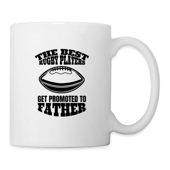 Father Football Papa Rugby Dad Gift Footballer - Mug - white - Right