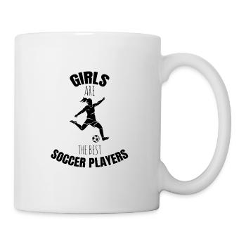 Soccer player soccer player women soccer girl - Mug - white - Right