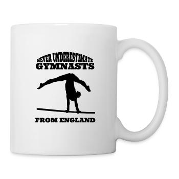 Gymnast apparatus gymnastics gymnastics club England - Mug - white - Right