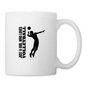 Beach Volleyball Volleyball Volleyball Girls - Mug - white - Right