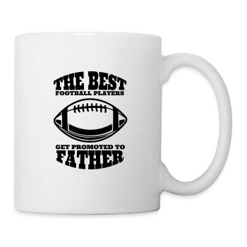 Football Coach Dad Footballer Father Gift Grandpa - Mug - white - Right
