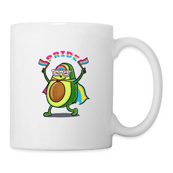 Avocado Pan Pride - Tasse - Weiß - Rechts