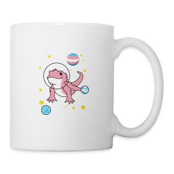 Trans Pride Bartagame Im Weltraum - Tasse - Weiß - Rechts