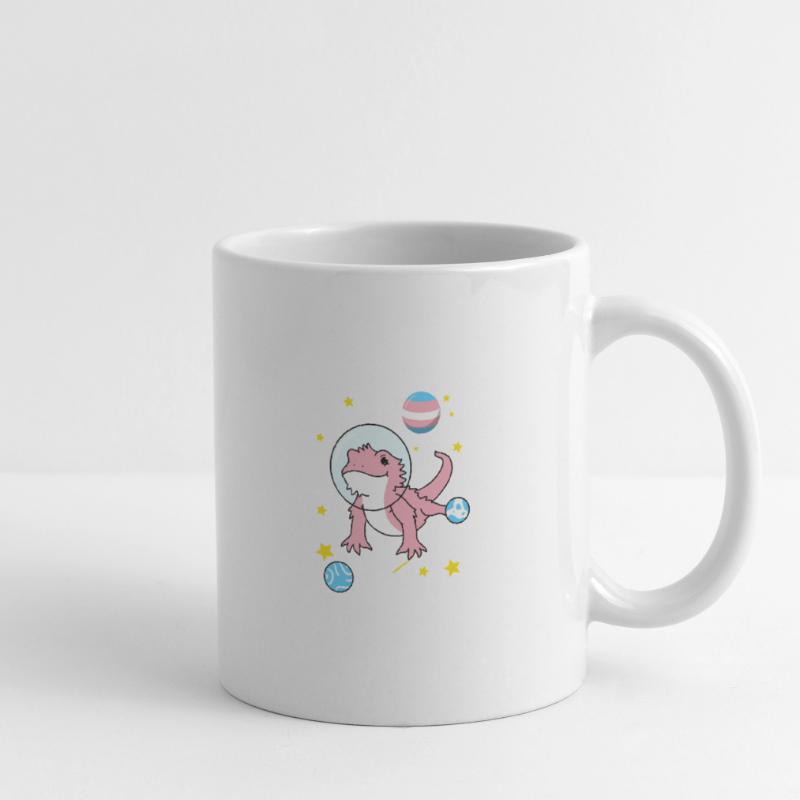 Trans Pride Bartagame Dans l’espace Mug blanc