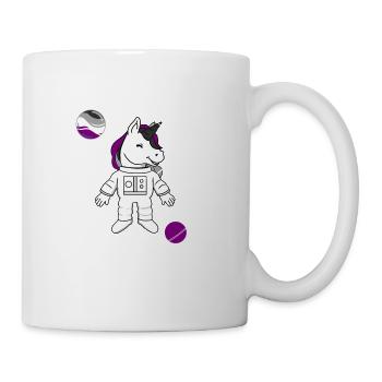 Licorne Astronaute Ace Pride - Mug blanc - blanc - Droite