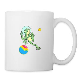 Pansexual Frog Astronaut Pan Pride - Mug - white - Right