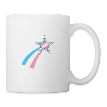 Trans Pride Star - Mug - white - Right