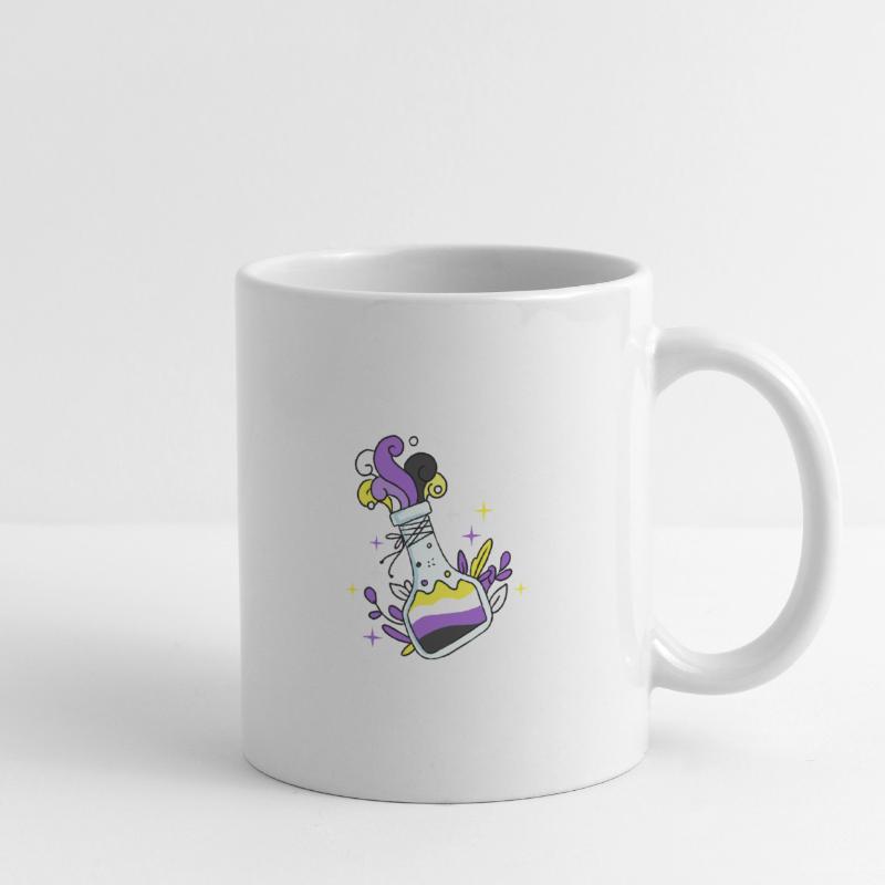 Nonbinary Pride Zaubertrank Nonbinary Pride Tasse