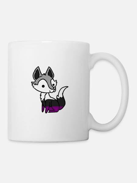 Asexueller Fuchs Ace Pride - Tasse - Weiß