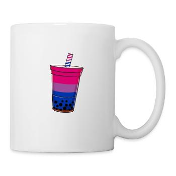 Bisexueller Bubble Tea Bisexuelles Geschenk - Tasse - Weiß - Rechts