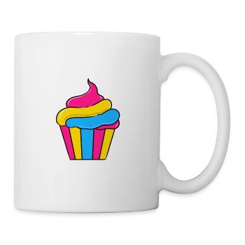 Pansexueller Cupcake Pan Pride - Tasse - Weiß - Rechts