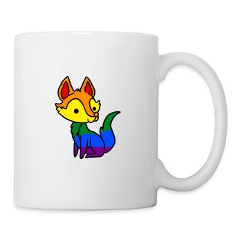 LGBT Gay Pride Fox Gay Pride - Mug - white - Right
