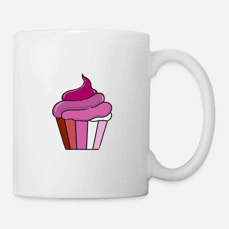Cadeau lesbien Cupcake Lesbien - Mug blanc - blanc