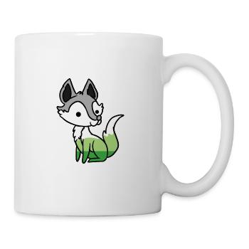 Aromantic Pride Fuchs - Tasse - Weiß - Rechts