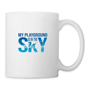 Fallschirmspringen Sky Himmel Parachutisme Saut en parachute - Mug blanc - blanc - Droite