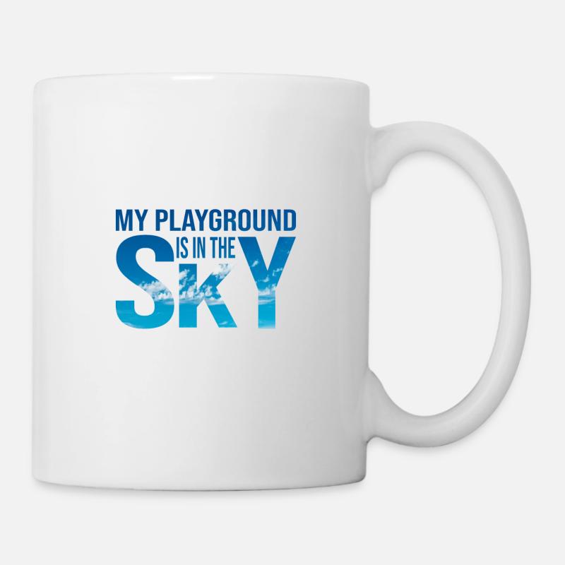 Fallschirmspringen Sky Himmel Parachutisme Saut en parachute - Mug blanc - blanc