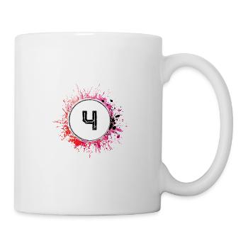 4 Nombre d’objets blob - Mug blanc - blanc - Droite