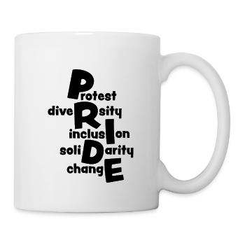 Pride is more than party - Mug - white - Right