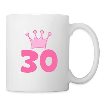 30 ans - Mug blanc - blanc - Droite