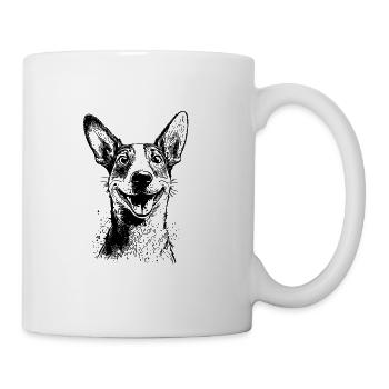 Hundeportrait für stolze Jack Hundebesitzer - Tasse - Weiß - Rechts