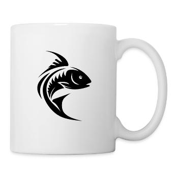 Quick Sports Fish Portrait Tattoo - Mug - white - Right