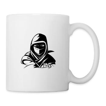 Kraftsport Freizeit Style Ninja Athlet Warrior - Tasse - Weiß - Rechts