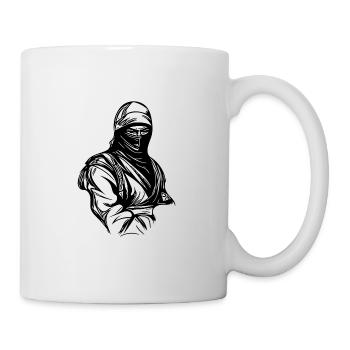 Freizeit Ninja Athlet Warrior Kraftsport Style - Tasse - Weiß - Rechts