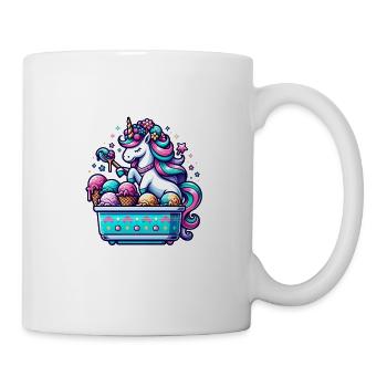 Magische Einhorn-Eiscreme-Maschine - Tasse - Weiß - Rechts