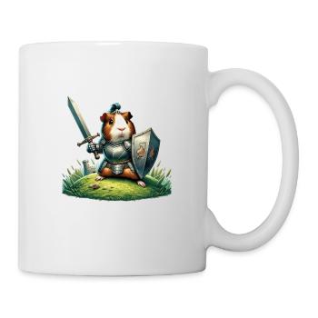 Knight Guinea Pig Tiny Castle Defender - Tasse - Weiß - Rechts