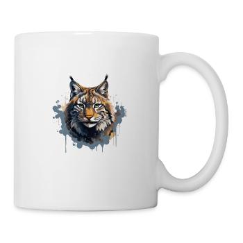Luchs für Luchs Liebhaber und Luchs Fans - Tasse - Weiß - Rechts