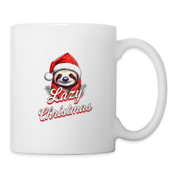 Lazy Christmas für Weihnachtsfest - Tasse - Weiß - Rechts
