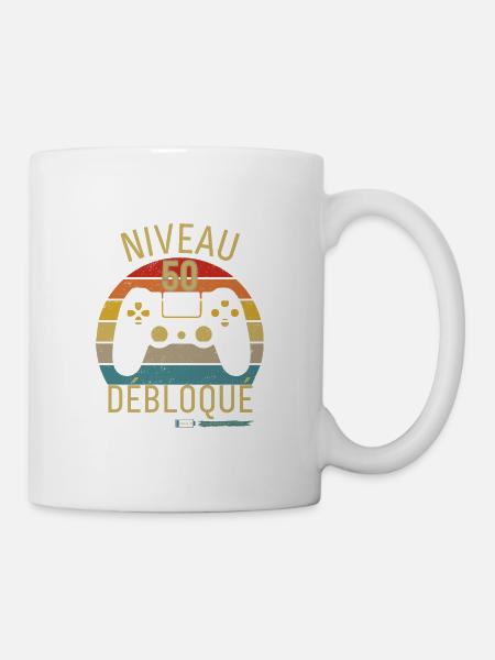 Niveau 50 Débloqué - Mug blanc - blanc