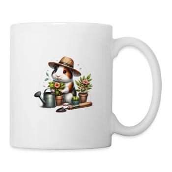 Gardener Guinea Pig’s Green Thumb - Tasse - Weiß - Rechts