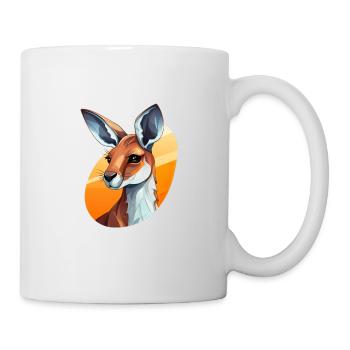 Känguru Beuteltier Australia für einen Kängurur - Tasse - Weiß - Rechts