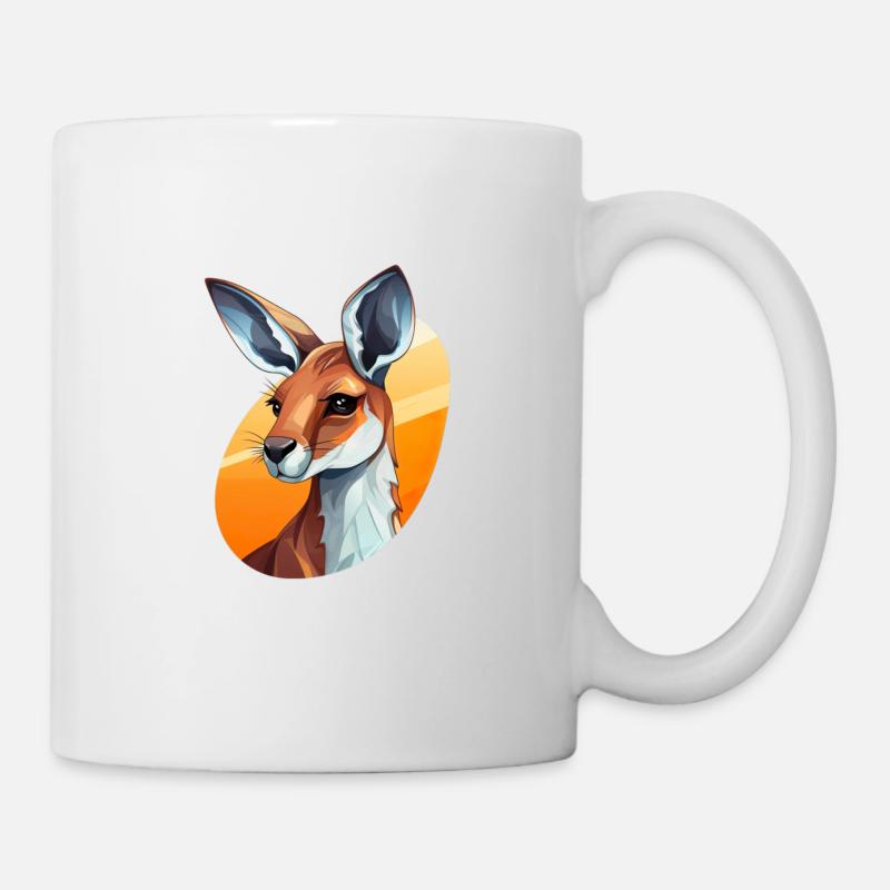 Känguru Beuteltier Australia für einen Kängurur - Tasse - Weiß
