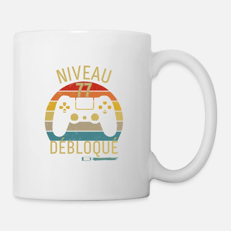 NIVEAU 77 DÉBLOQUÉ - Mug blanc - blanc