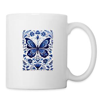schmetterling - Tasse - Weiß - Rechts