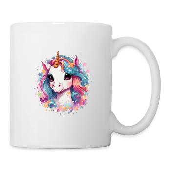 Niedliches Einhorn für Kinder - Tasse - Weiß - Rechts