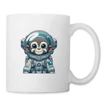 Cute Monkey Astronaut - Mug - white - Right
