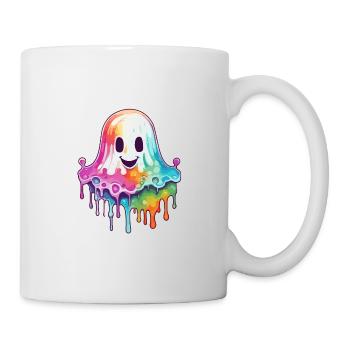 Niedlicher Geist Splash Art Street Style - Tasse - Weiß - Rechts