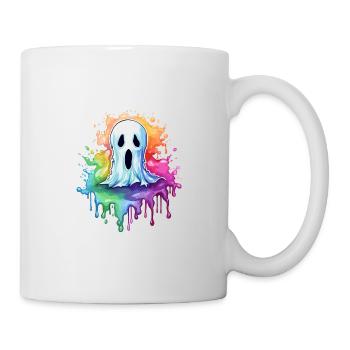 Niedlicher Geist Splash Art Street Style - Tasse - Weiß - Rechts