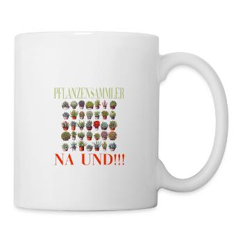 Sukkulenten Pflanzensammler Botanik - Tasse - Weiß - Rechts